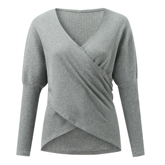 WW | Damen Pullover mit Kreuzdetail