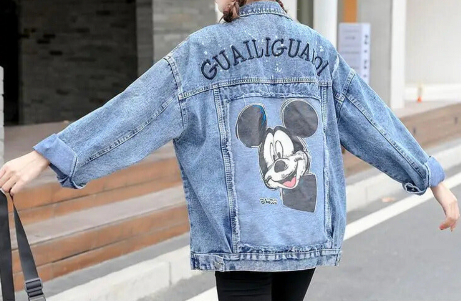 WW | Jeansjacke mit coolem Design MM Mouse Woman