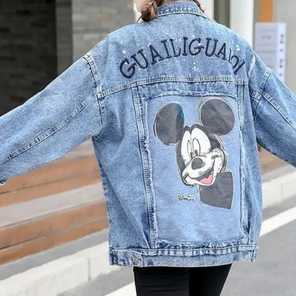 WW | Jeansjacke mit coolem Design MM Mouse Woman