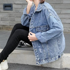 WW | Jeansjacke mit coolem Design MM Mouse Woman