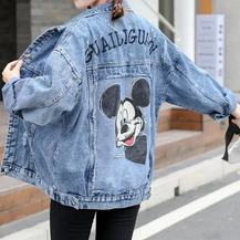WW | Jeansjacke mit coolem Design MM Mouse Woman