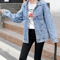 WW | Jeansjacke mit coolem Design MM Mouse Woman