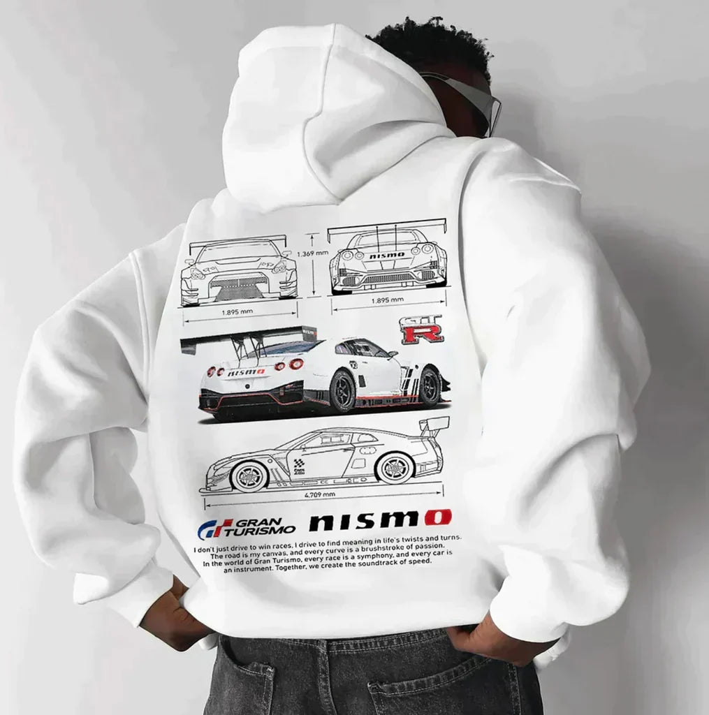 W&W Mode | Überdimensionale Racing Hoodie