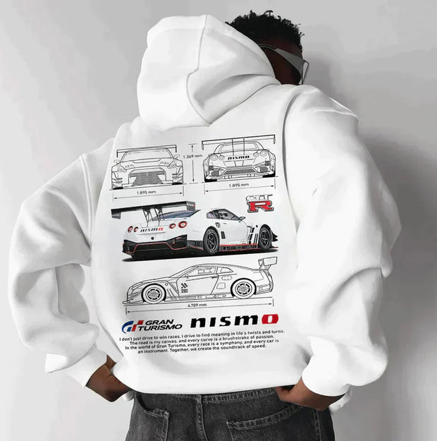 WW | Überdimensionale Racing Hoodie