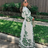 WW | Das Lange Kleid Botanische Eleganz