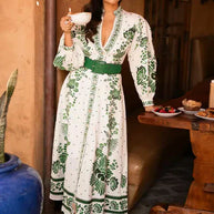 WW | Das Lange Kleid Botanische Eleganz