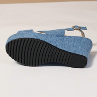 WW | Denim Keilsandaletten