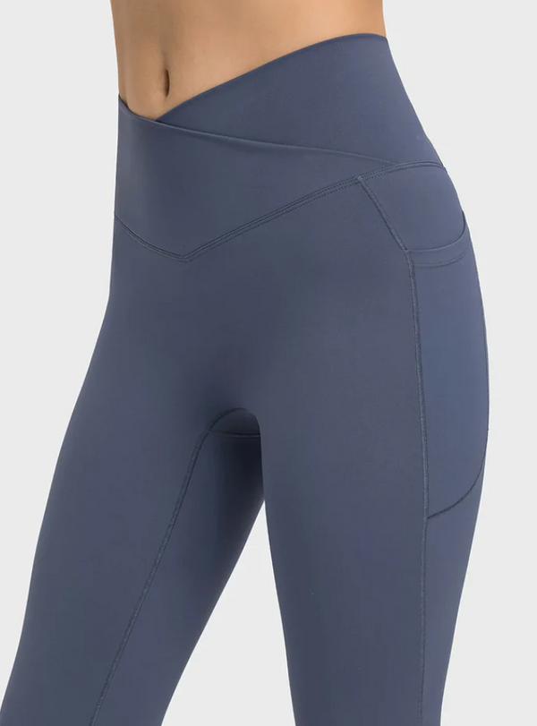 Wolff | blaue Sportleggings