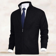 WW | Eleganter Und Bequemer Strickjacke Mit Kragen Für Herren