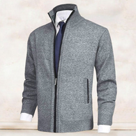 WW | Eleganter Und Bequemer Strickjacke Mit Kragen Für Herren