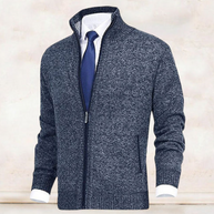 WW | Eleganter Und Bequemer Strickjacke Mit Kragen Für Herren