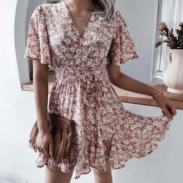 W&W Mode | Blumen Bequem Sommerkleid