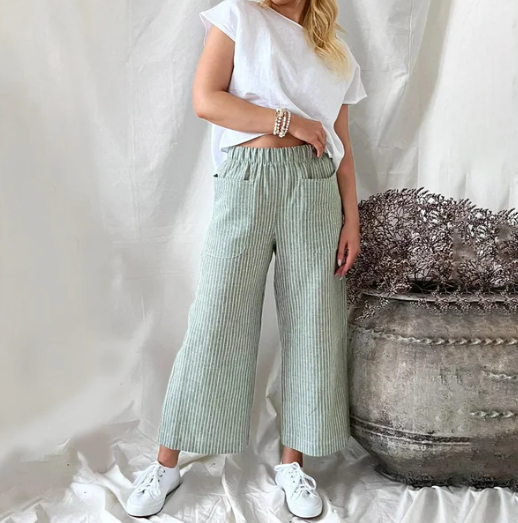 W&W Mode | Mühelos Gestreifte Culotte Danife