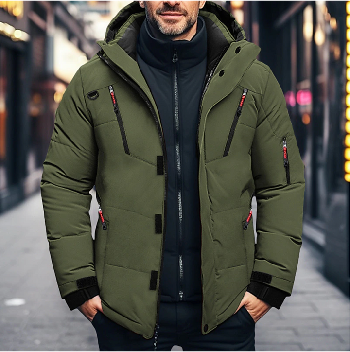W&W Mode | Stilvolle wasserdichte Winterjacke für Herren