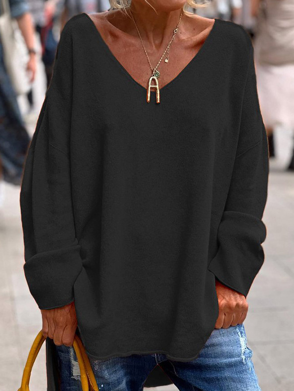 WW | Lässiger Und Lebendiger Pullover Für Frauen
