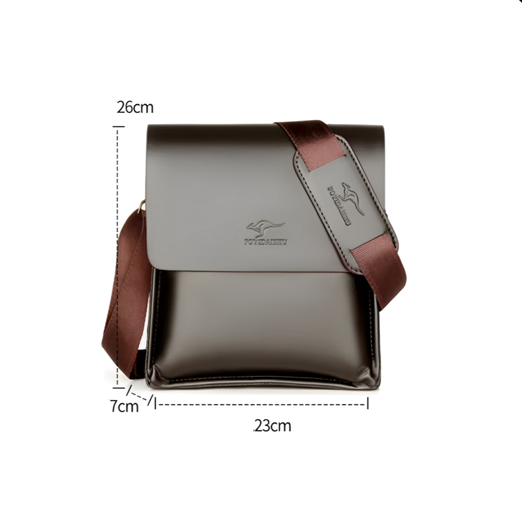 WW | Schultertasche für Herren mit Fächern