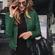 WW Winter Lederjacke Im Modernen Stil Für Damen | Perfekt Für Den Winter