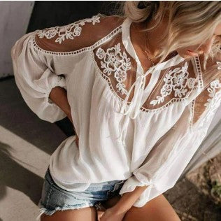 WW | T-Shirt aus Flüsternder Spitze
