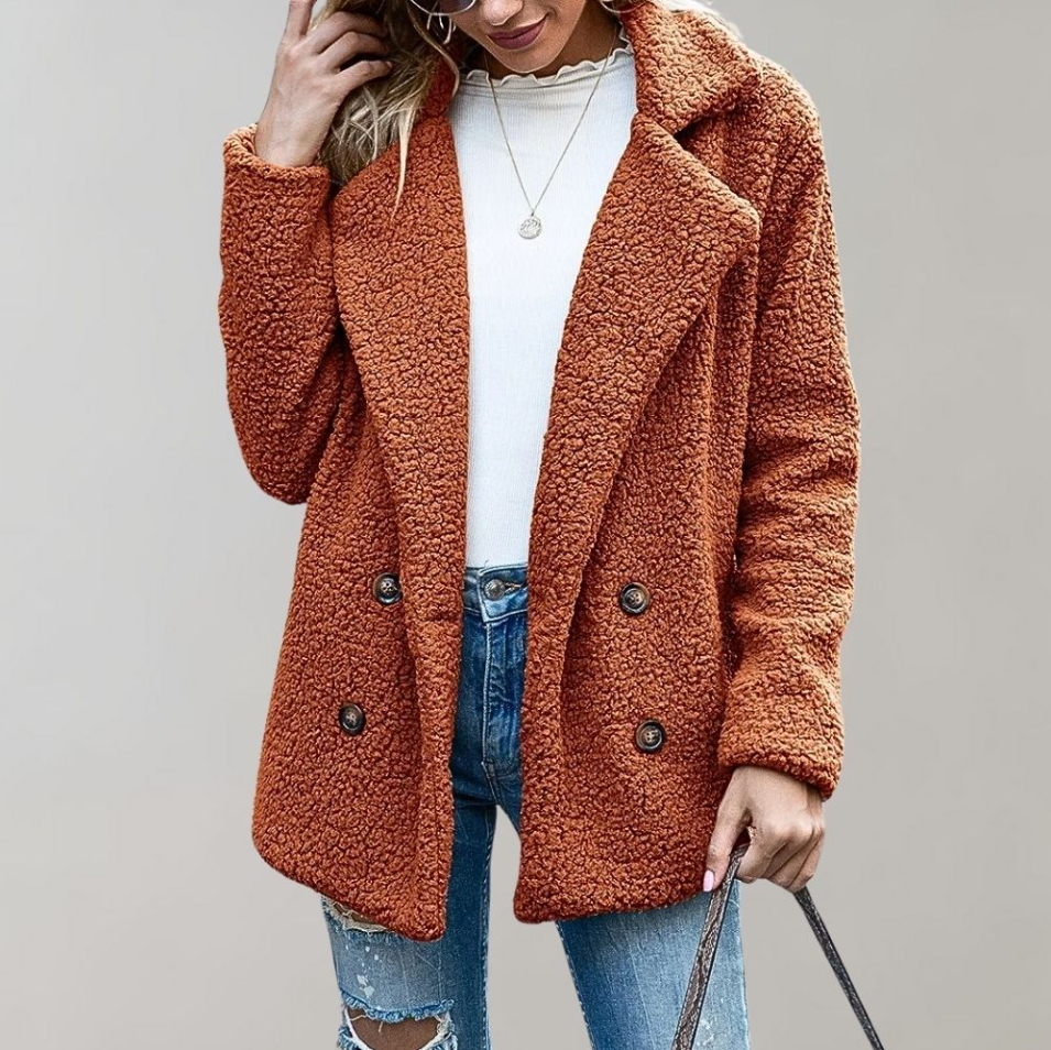 W&W Mode | Warme und Flauschige Damenjacke