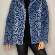 WW | Klassieke Dames Winterjas Met Luipaardprint