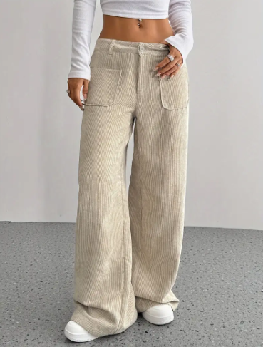 WW | Corduroy Weite Beinkleider