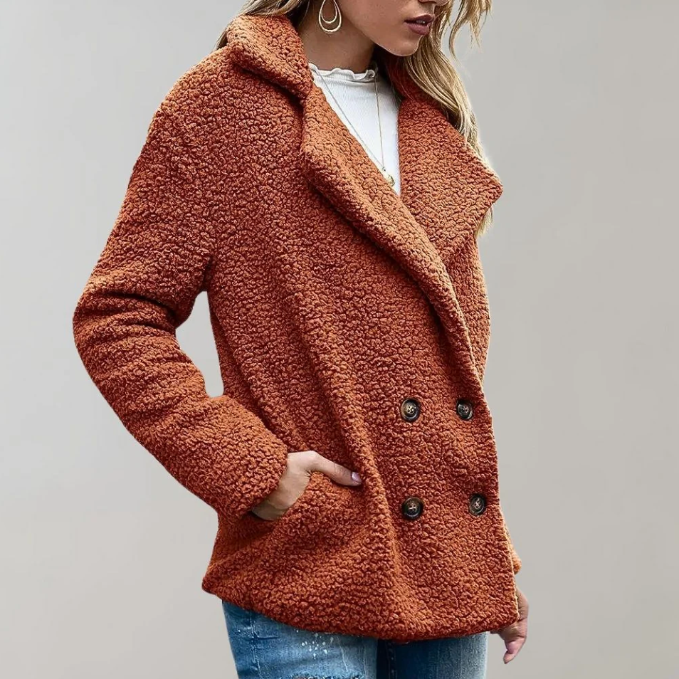 W&W Mode | Warme und Flauschige Damenjacke