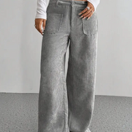 WW | Corduroy Weite Beinkleider