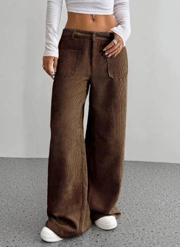WW | Corduroy Weite Beinkleider