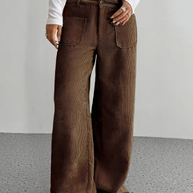 WW | Corduroy Weite Beinkleider