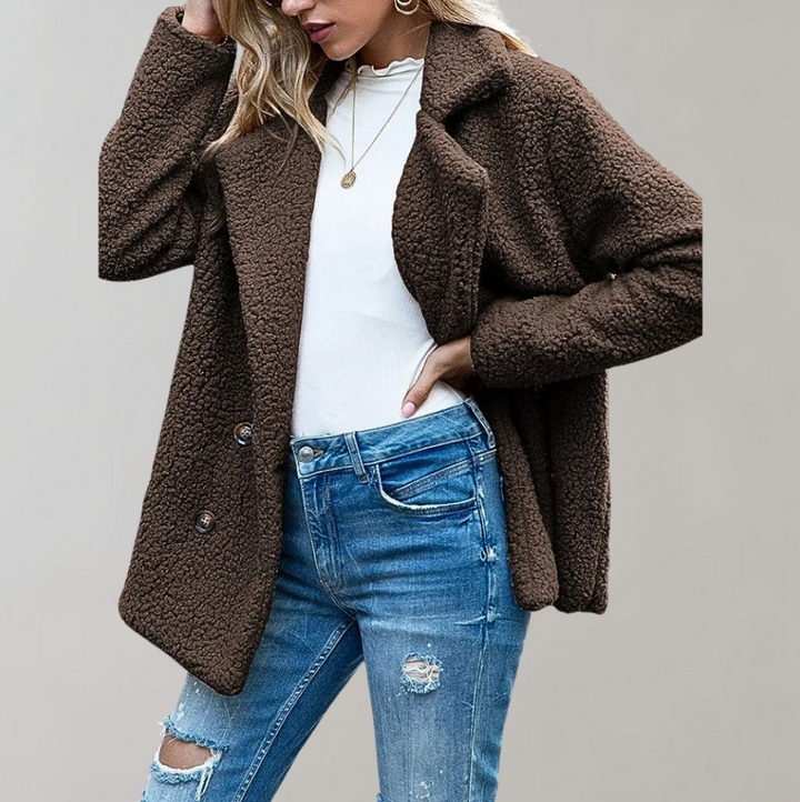 W&W Mode | Warme und Flauschige Damenjacke