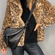 WW | Klassieke Dames Winterjas Met Luipaardprint