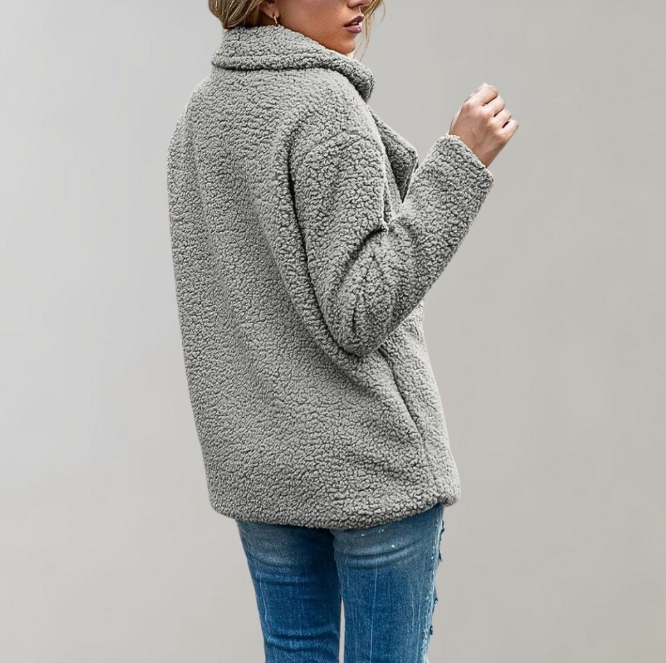 W&W Mode | Warme und Flauschige Damenjacke