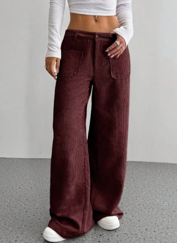 WW | Corduroy Weite Beinkleider