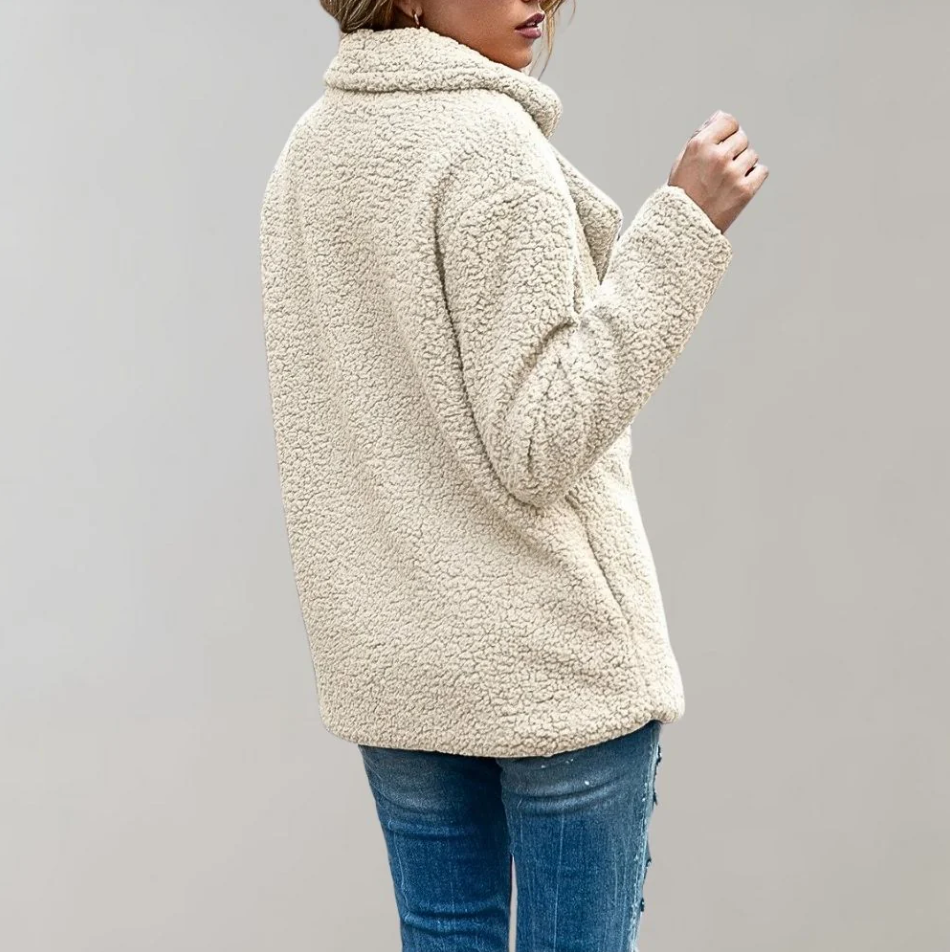 W&W Mode | Warme und Flauschige Damenjacke