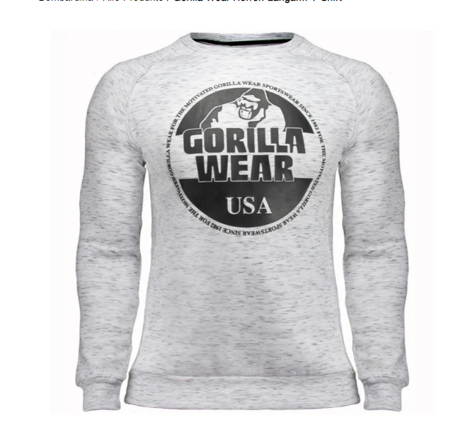 WW | Gorilla Wear Herren Langarm T-shirt