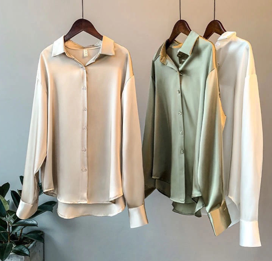 W&W Mode | Luxe Schicke Bluse Aus Seide
