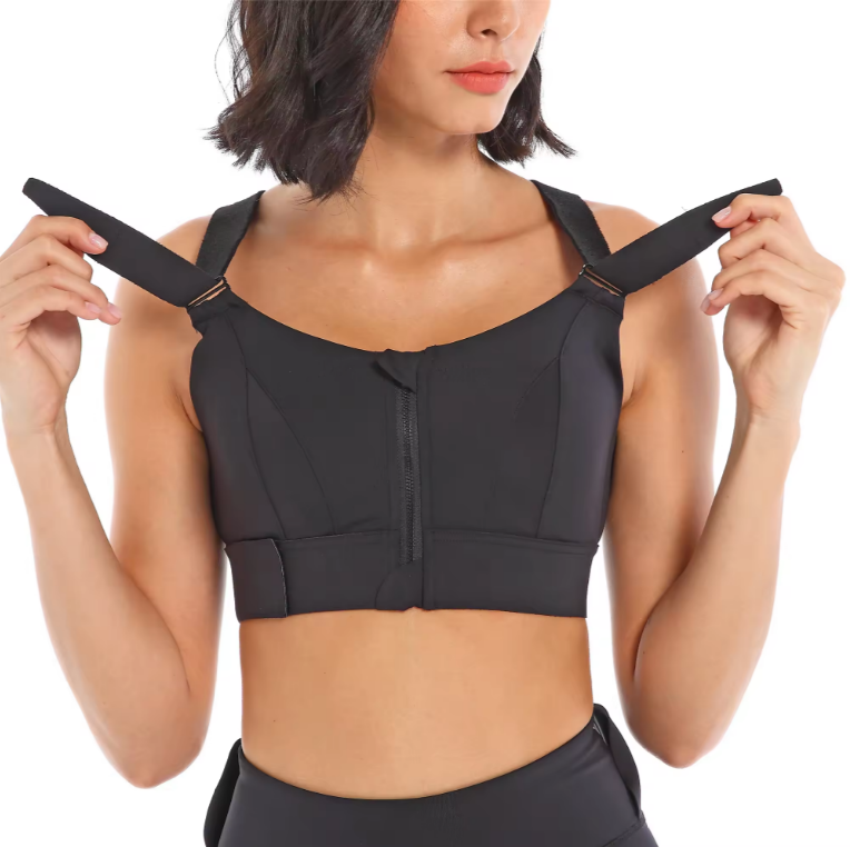 WW | Verstellbarer Reißverschluss-Sport-BH