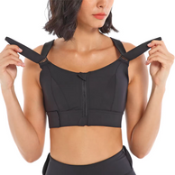 WW | Verstellbarer Reißverschluss-Sport-BH