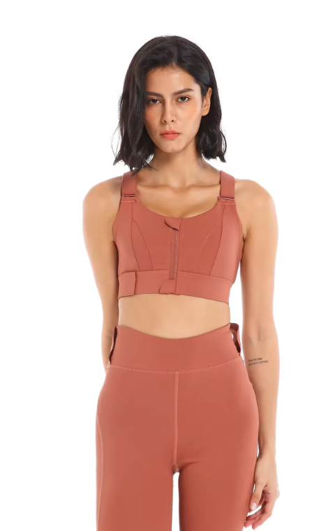 WW | Verstellbarer Reißverschluss-Sport-BH