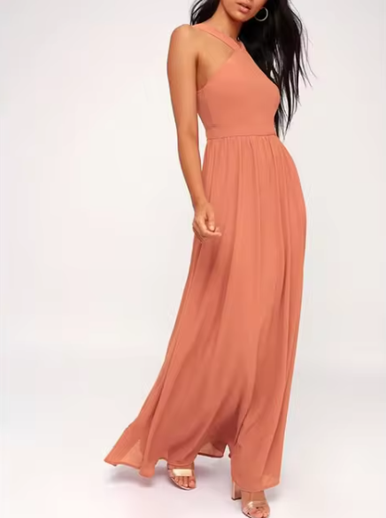 W&W Mode | Luxus Langes Kleid Mühelose Lässige Eleganz Für Jeden Anlass