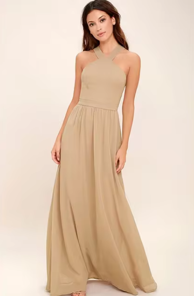 W&W Mode | Luxus Langes Kleid Mühelose Lässige Eleganz Für Jeden Anlass