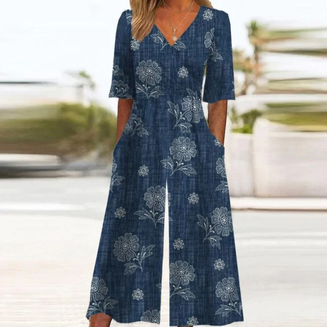 WW | Cross Neck Jumpsuit Für Frauen