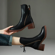 WW | Leder Stiefeletten