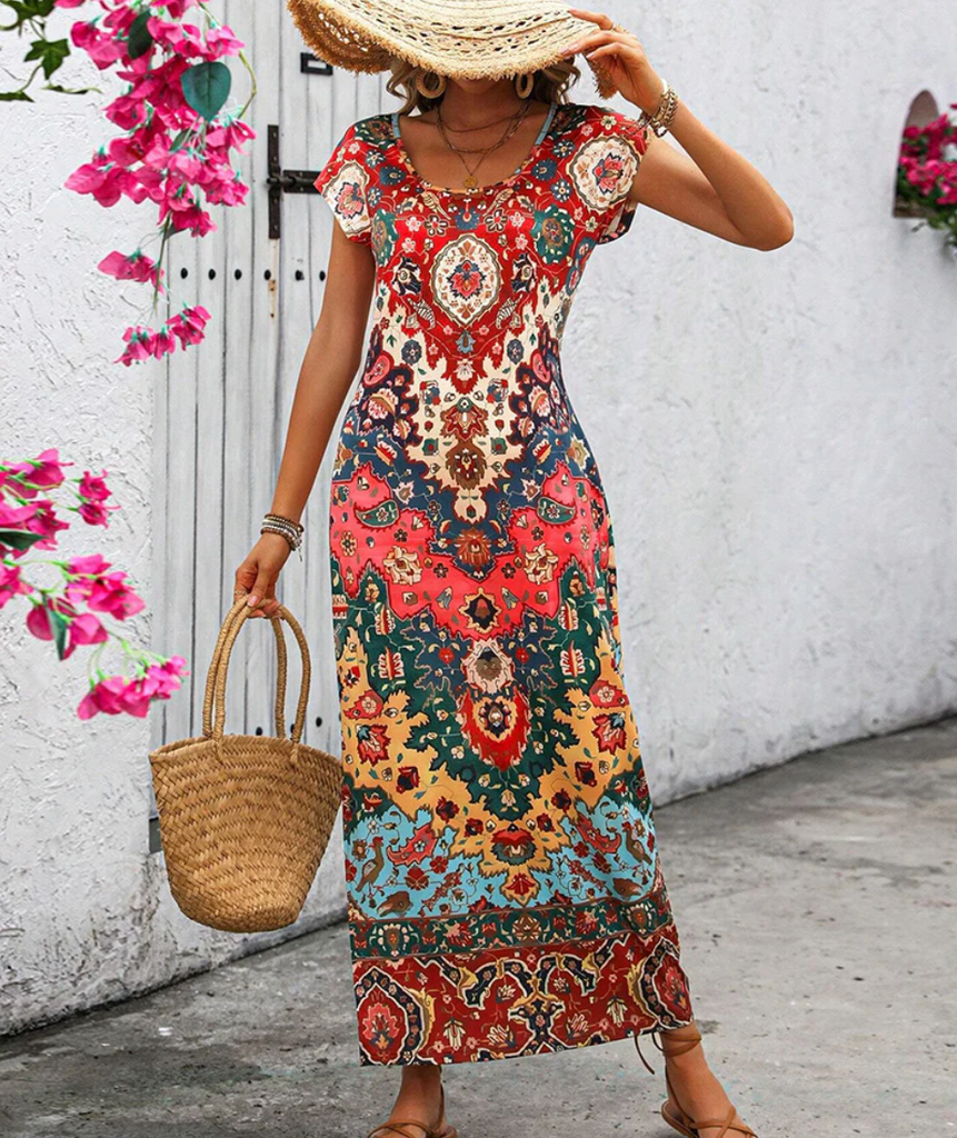 WW | Lebhaft Buntes Sommerkleid