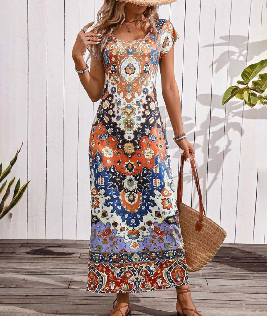WW | Lebhaft Buntes Sommerkleid