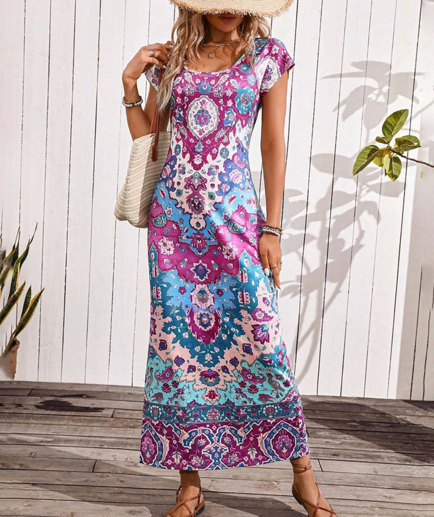 WW | Lebhaft Buntes Sommerkleid