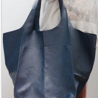 WW | Einfach Große Tasche Weiches Leder Große Kapazität Ein Schulter Tragbare Tote Tasche