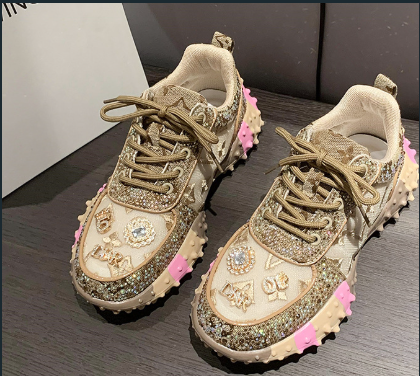 WW | Funkelnde Diamanten Schuhe