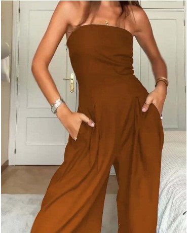 W&W Mode | Trägerloser Jumpsuit