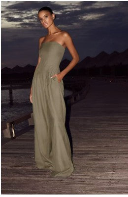 WW | Trägerloser Jumpsuit